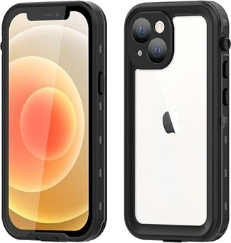 Redpepper Dot+ iPhone 13 Mini Vanntett Mobilpose - IP68 - Mørkgrå / Svart