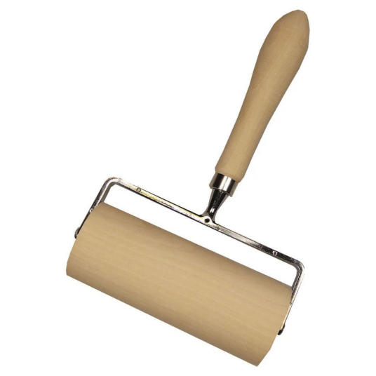 Bakerulle Med Håndtak  Glatt 13cm 