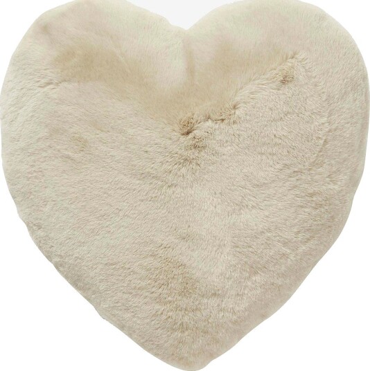 Skinnwille Hjertepute Fluffy Brun