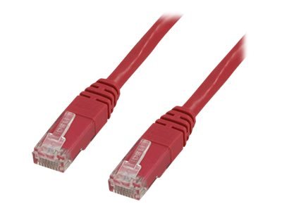 Deltaco Krysskabel Rj-45 Hann Til Rj-45 Hann 2 M Utp Cat 6 Flertrådet Rød