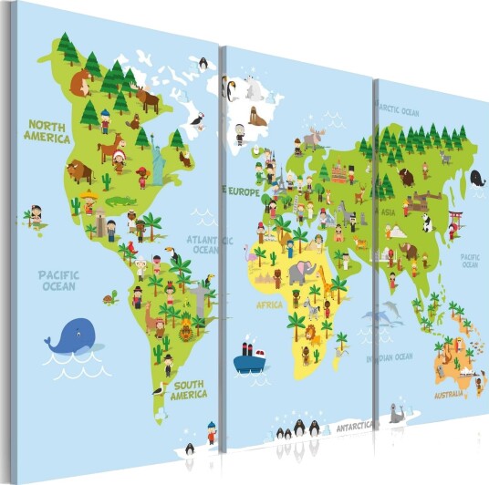 Bilde Children's World 120x80 Artgeist sp. z o. o.