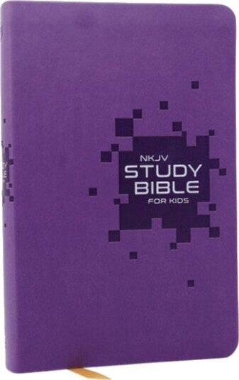 NKJV Study Bible for Kids Purple Leathersoft: The Premier Study Bible for Kids