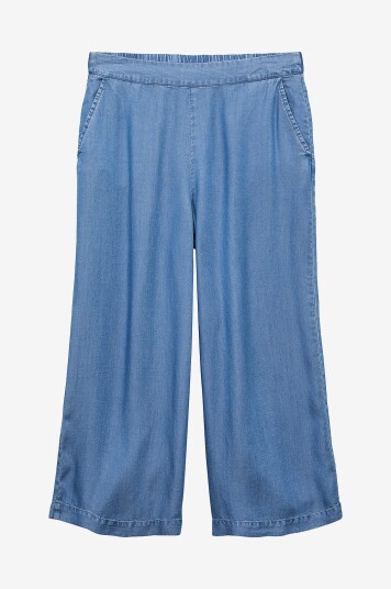 Vero Moda - Bukser vmBree MR Wide Tencel Culotte - Blå