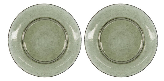 House Doctor Rain tallerken Ø 27 cm 2-pakning Grønn House Doctor Rain tallerken Ø 27 cm 2-pakning Grønn