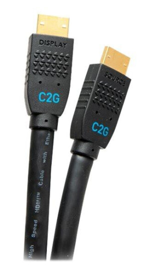 C2G 15ft Ultra Flexible 4K Active HDMI Cable Gripping 4K 60Hz - In-Wall M/M - HDMI-kabel med Ethernet - 4.5 m C2G 15ft Ultra Flexible 4K Active HDMI Cable Gripping 4K 60Hz - In-Wall M/M - HDMI-kabel med Ethernet - 4.5 m