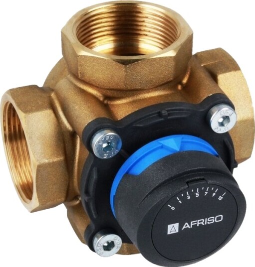 Afriso 4-Veis Dreie Blanderventil Arv 486 Proclick, Dn40, Rp 1 1/2", Kvs 25 (1348610) Afriso 4-Veis Dreie Blanderventil Arv 486 Proclick, Dn40, Rp 1 1/2", Kvs 25 (1348610)