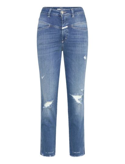 Closed Women Pedal Pusher Jeans Mid Blue Blue 38