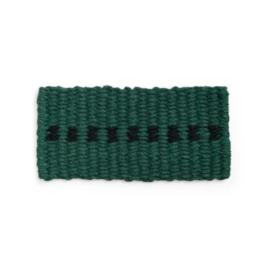 HAY Coco Dot dørmatte Dark green black