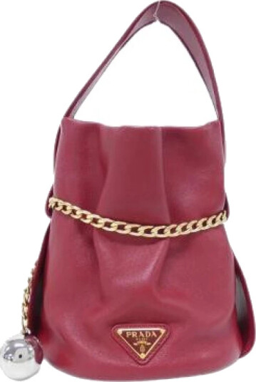 Prada Vintage Dame Rød