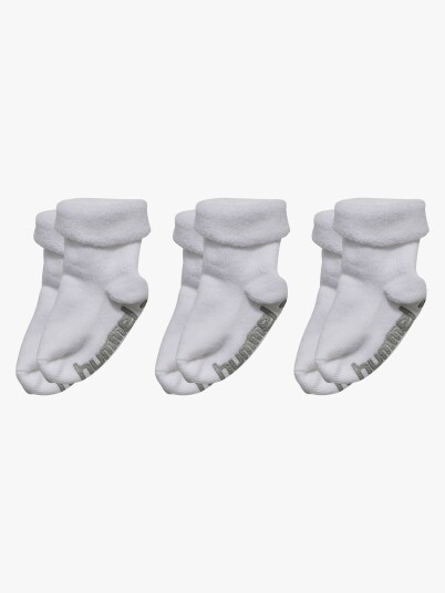 Hummel Mini Anti slip 3 pakk Sokker White 24 27