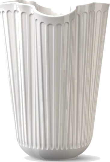 Kähler Hammershøi unfold vase 16,5 cm hvit Kähler Hammershøi unfold vase 16,5 cm hvit