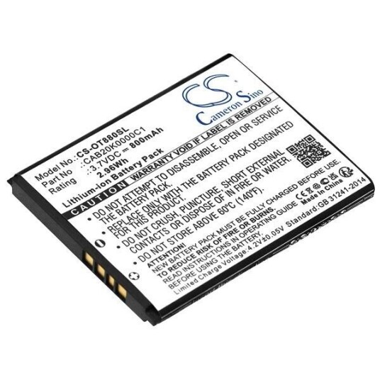 Alcatel OT-2005D batteri (800 mAh 3.7 V)