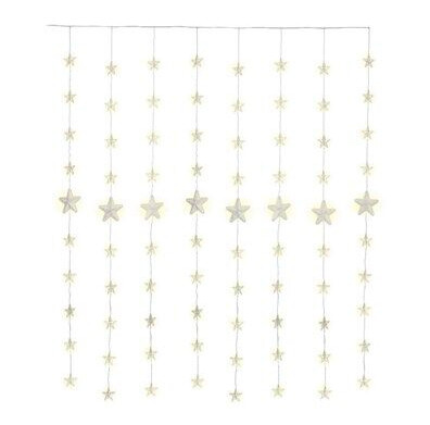 Goobay Star Curtain with 80 LEDs transparent Goobay Star Curtain with 80 LEDs transparent