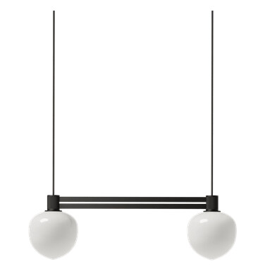 LYFA MEMOIR 120 SIDE BY SIDE II Taklampe Sort/ Opal LYFA MEMOIR 120 SIDE BY SIDE II Taklampe Sort/ Opal
