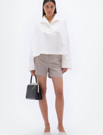 REMAIN Birger Christensen Suiting Bermuda Shorts Beige 42