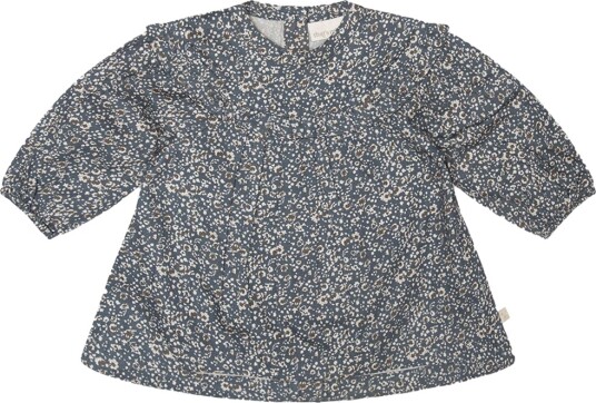 That"s Mine Skjortebluse   Santu   Flores Blue   Thats Mine   74   Genser   Blå