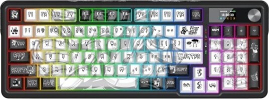 Redragon K719GF-RGB-PRO Mekanisk Tastatur Kabel/Trådløs Svart