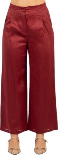 Max Mara Studio Dame Bukser Rød S, Max Mara Studio Dame Bukser Rød S,