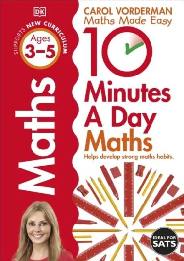 10 Minutes A Day Maths, Ages 3-5 (Preschool) Av Carol Vorderman