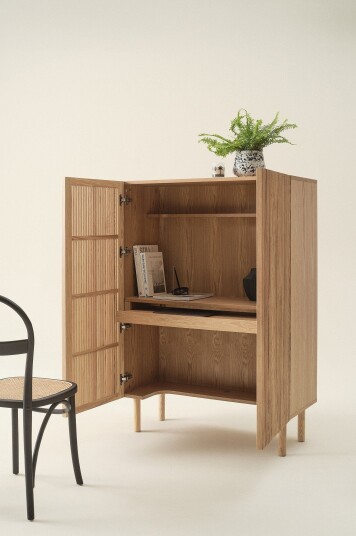 Jotex Skap Med Innebygd Skrivebord Natural ash SION 2127793010