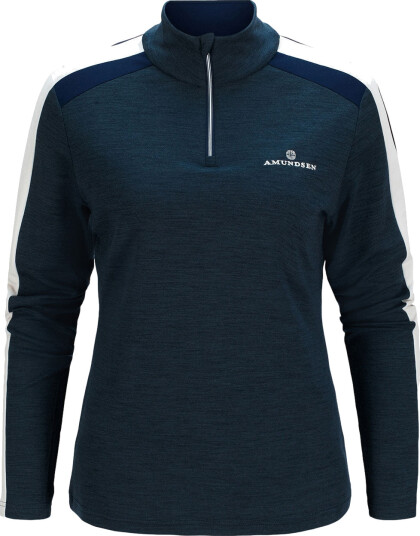 Amundsen 5mila Half Zip Womens Genser Marine female L Amundsen 5mila Half Zip Womens Genser Marine female L