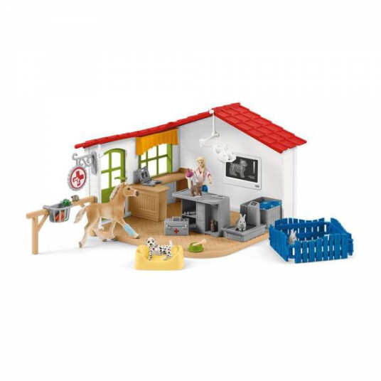 Schleich Dyreklinikk Med Husdyr Schleich Farm World 42502