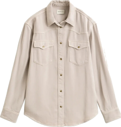 Gant Rel Denim Twill Ranger Shirt Beige 44