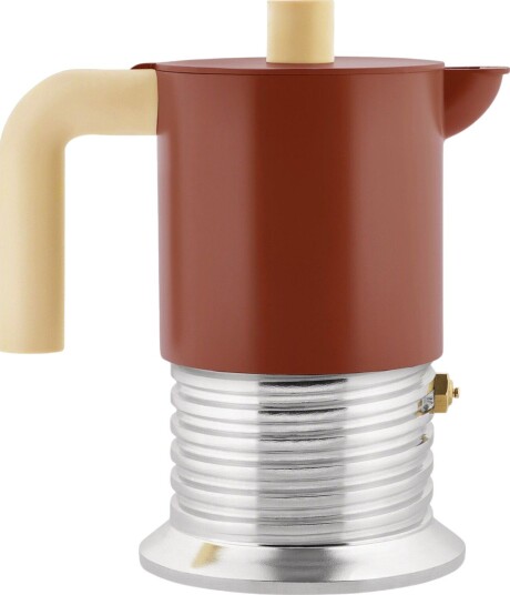 Alessi Vite mokkakanne 3 kopper, brun