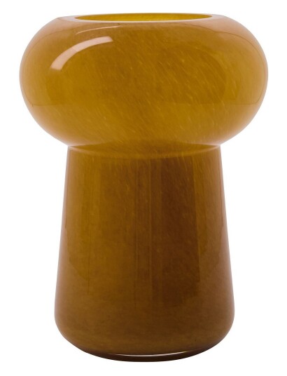 House Doctor Vase Laro Amber Yellow 24.5X18CM