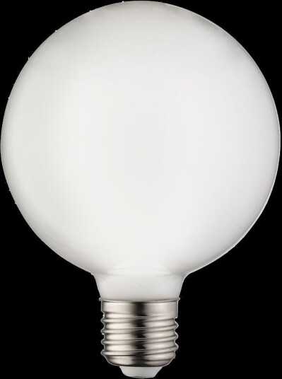 Globepære 125mm opal E27 25W glødelampe