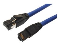 MicroConnect - Koblingskabel - RJ-45 (hann) til RJ-45 (hann) - 7.5 m - S/FTP - CAT 8.1 - halogenfri, uten hindringer - blå