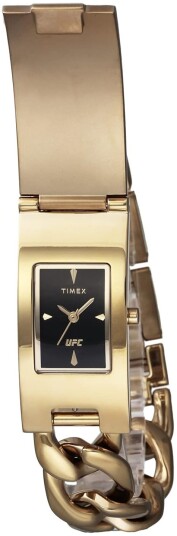 Timex Herreklokke TW2V55500 Ufc Sort/Gulltonet stål