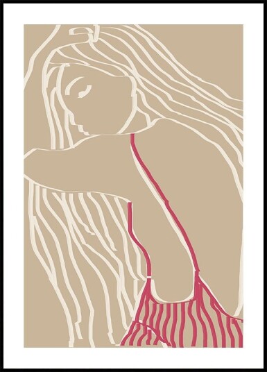 Serene Silhouette Plakat / 70x100cm Serene Silhouette Plakat / 70x100cm