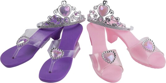 4-Girlz Prinsessekostyme med Sko og Tiara 3+ år