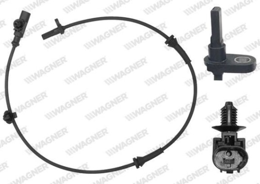Sensor, ABS WAGNER ABS00081