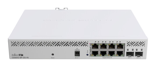 MIKROTIK Cloud Smart Switch 610-8P-2S+IN SwitchOS desktop enclosure MIKROTIK Cloud Smart Switch 610-8P-2S+IN SwitchOS desktop enclosure