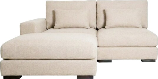 Dubai divansofa venstre ekstra dyp i Chenille Beige Dubai divansofa venstre ekstra dyp i Chenille Beige