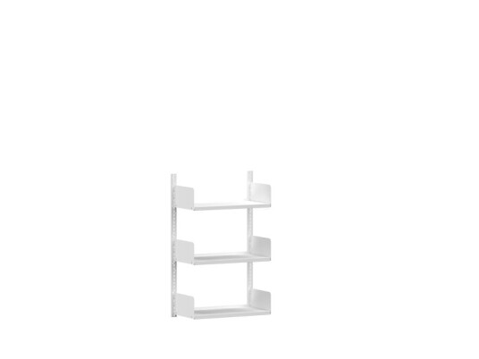 Kontorreol Hvid Væghængt Grundsektion 1500X600x600 Mm