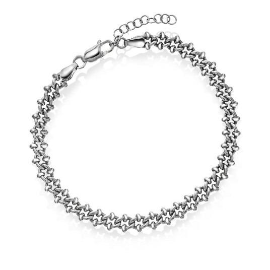 Pan Jewelry, Armbånd i 925 sølv, 21 cm Pan Jewelry, Armbånd i 925 sølv, 21 cm
