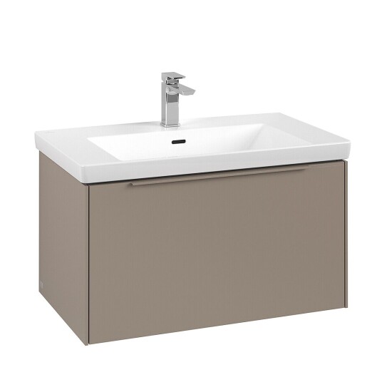 Villeroy & Boch  Subway 3.0 Servantskap m/1 skuff 772x429x478 mm Taupe Matt
