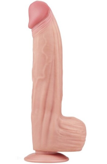 King Sized Sliding Skin Dual Layer Dildo 31 cm