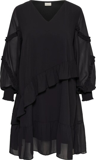 Kaffe Curve Kcnaelle Dress BLACK DEEP 44