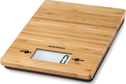 Soehnle Kjøkkenvekt Bamboo 5 kg brun 66308