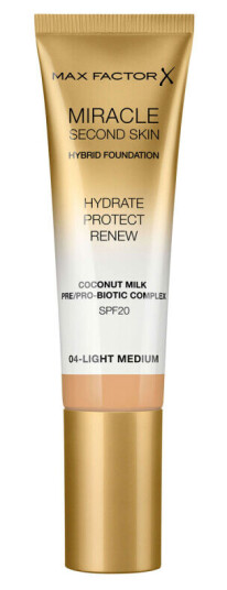 Max Factor Miracle Second Skin Foundation 04 Light Medium