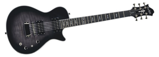 Hagstrom Ultra Swede Cosmic Svart Burst