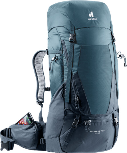 Deuter Men's Futura Air Trek 50+10 OneSize, Atlantic-Ink Deuter Men's Futura Air Trek 50+10 OneSize, Atlantic-Ink