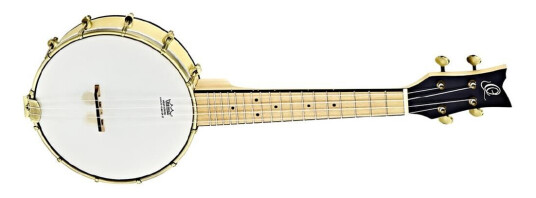 Ortega Guitars Ortega Oubje90-Ma 4-Strengs Ukulele- Banjo Med Mik, Gigbag