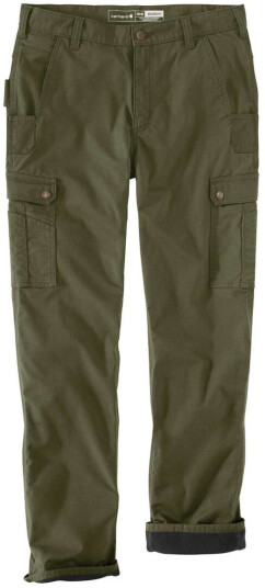 Carhartt Cargo Fleece Lined Work Bukse 34 Grønn