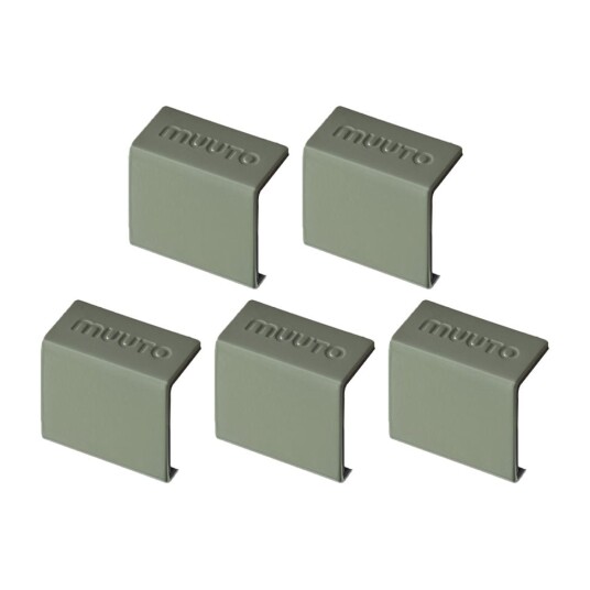 Muuto Mini stacked 2.0 clips, 5-stk. gr?nn