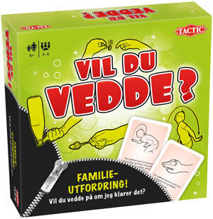 Tactic Vil Du Vedde? Familieutfordring - Morsomme Oppgaver for Spilling